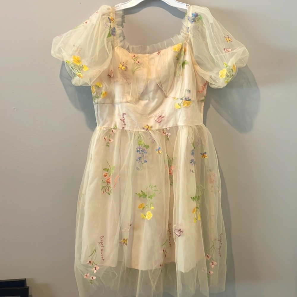 W + S Floral Mini Dress Size M